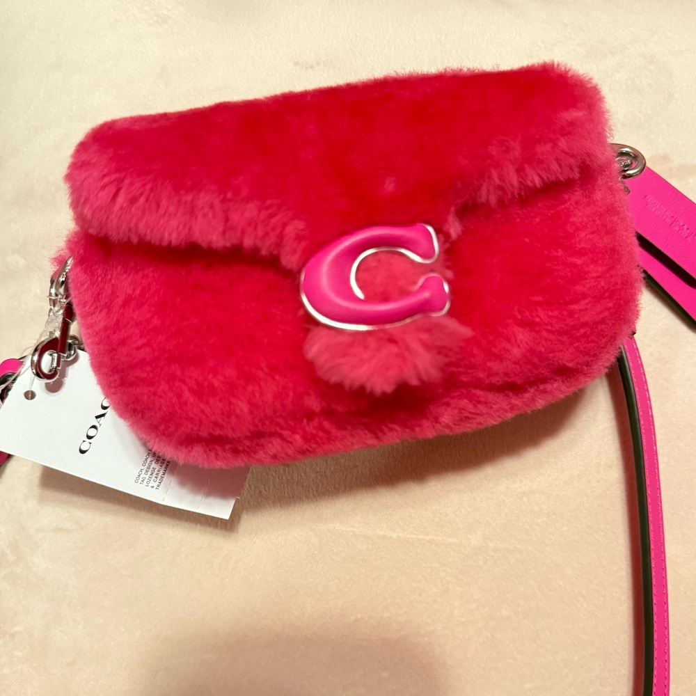 New coach Lil Nas x drop (mini tabby 12 bag) in hot pink